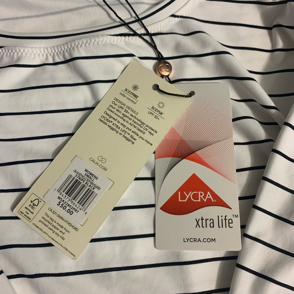 CALIA Lycra UPF50+ Cropped SMALL top - Picture 5 of 5